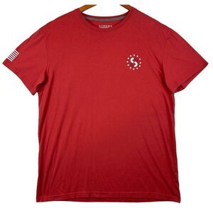 Strong by Lincoln Outfitters TShirt Mens L ControlMax Performance Gear Patriotic